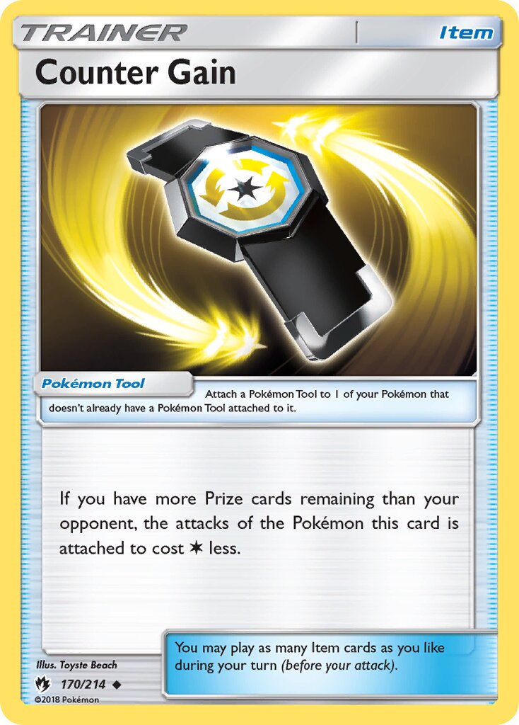 Counter Gain 170/236 — Lost Thunder (English Pokémon TCG card)