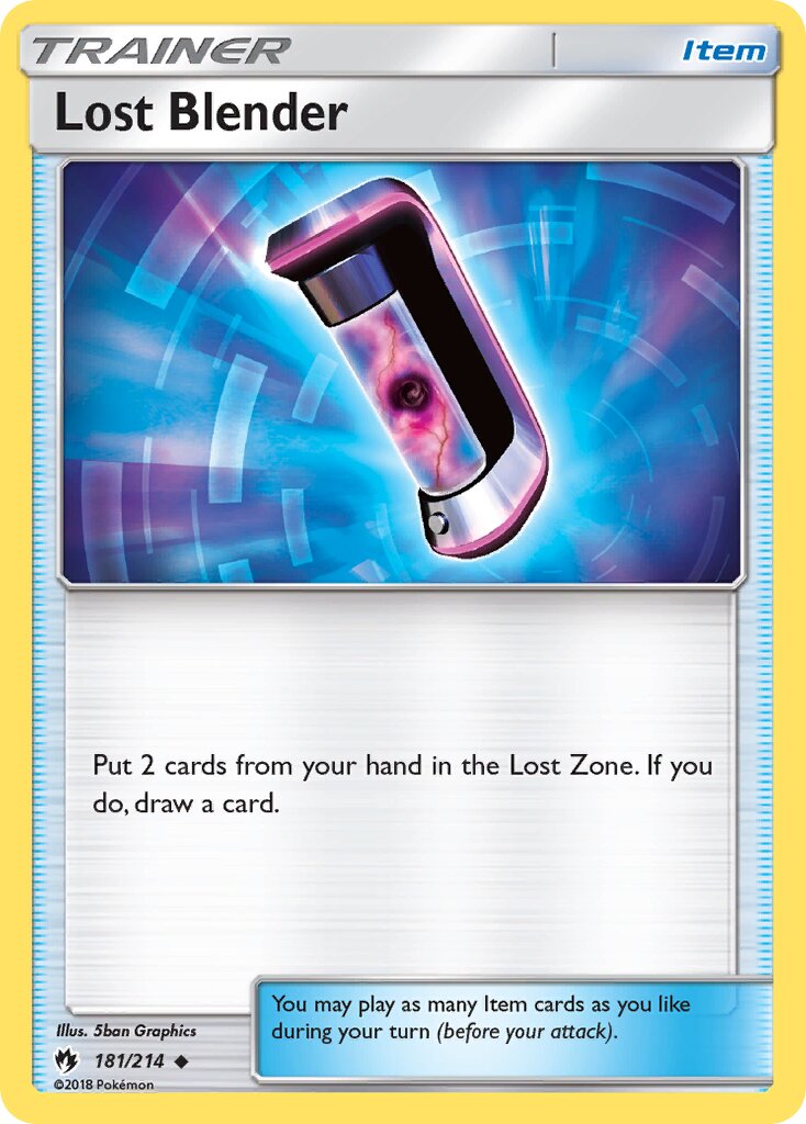 Lost Blender 181/236 — Lost Thunder (English Pokémon TCG card)