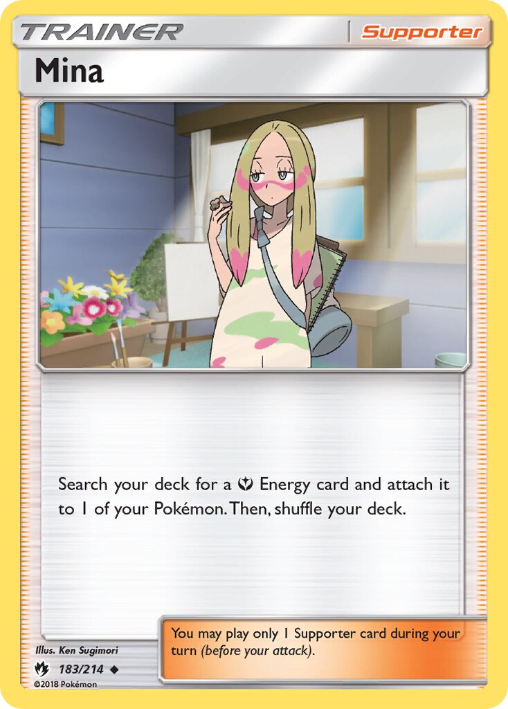 Mina 183/236 — Lost Thunder (English Pokémon TCG card)