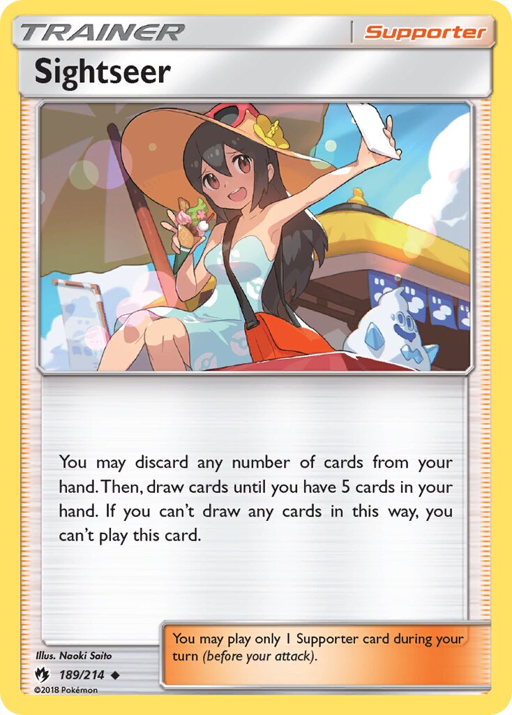 Sightseer 189/236 — Lost Thunder (English Pokémon TCG card)