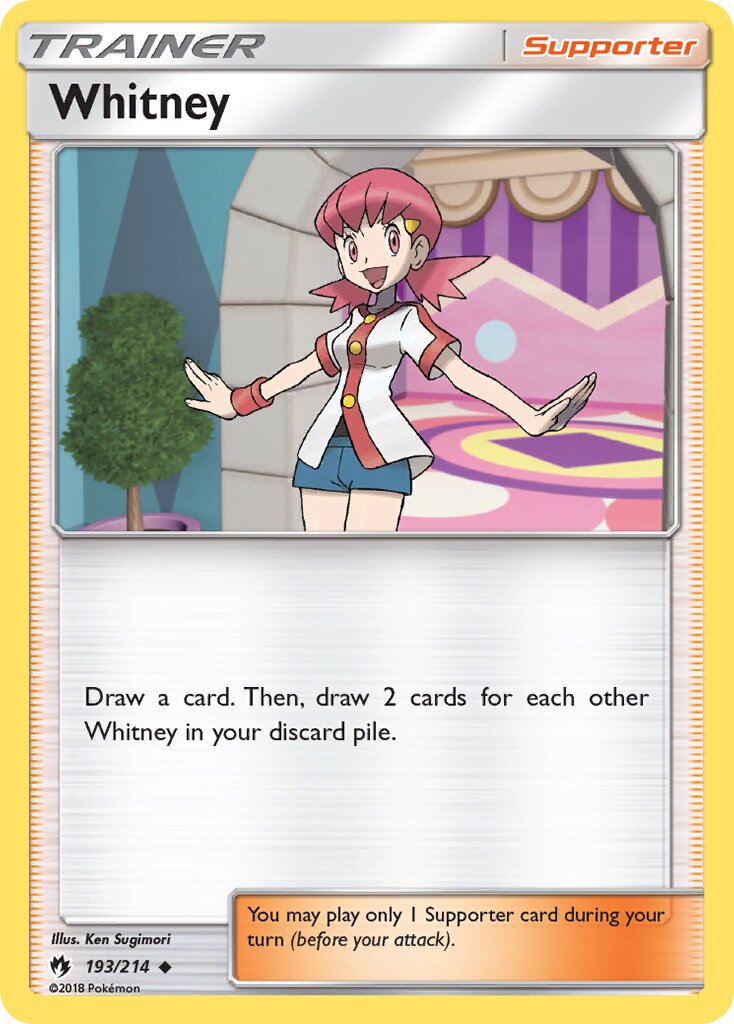 Whitney 193/236 — Lost Thunder (English Pokémon TCG card)