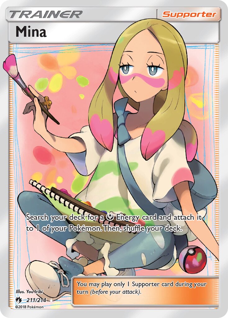 Mina 211/236 — Lost Thunder (English Pokémon TCG card)