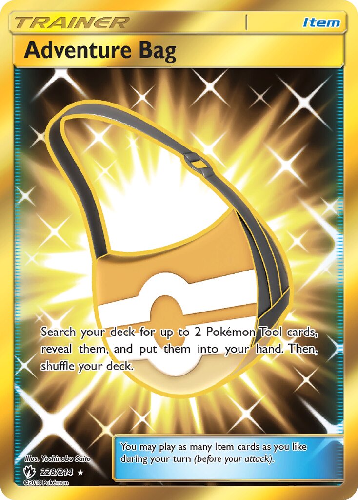 Adventure Bag 228/236 — Lost Thunder (English Pokémon TCG card)