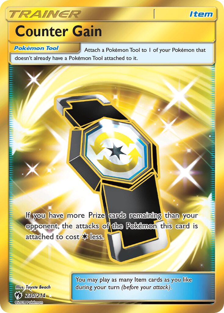 Counter Gain 230/236 — Lost Thunder (English Pokémon TCG card)