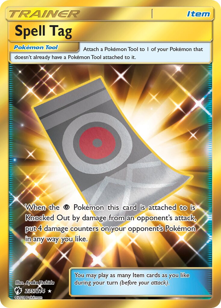 Spell Tag 235/236 — Lost Thunder (English Pokémon TCG card)