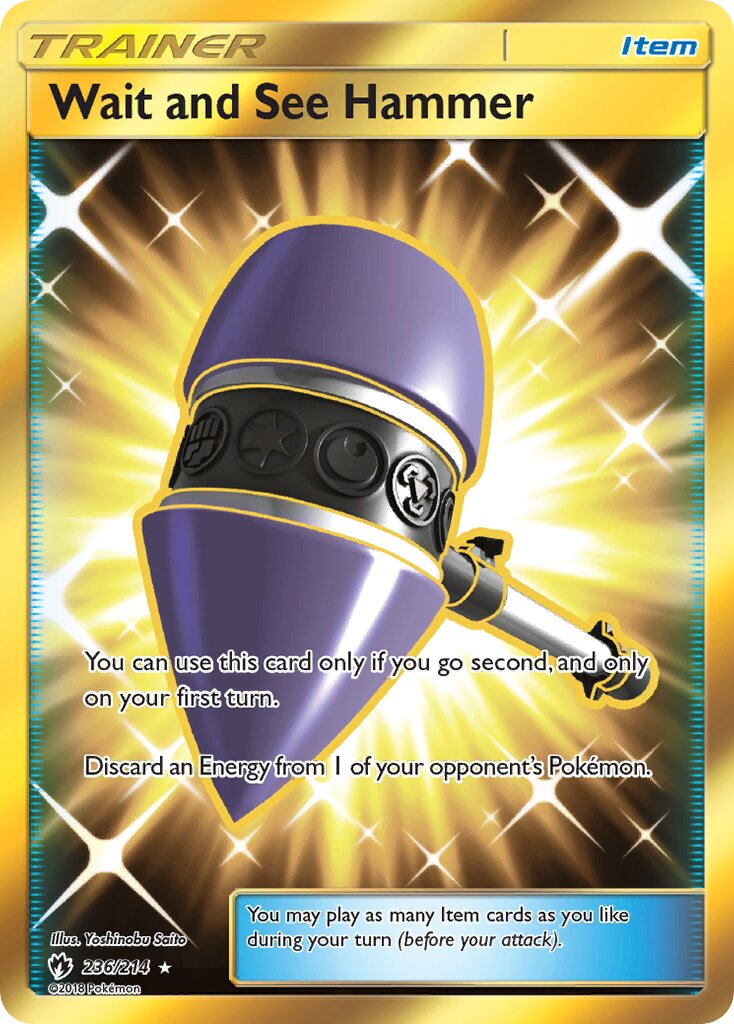 Wait and See Hammer 236/236 — Lost Thunder (English Pokémon TCG card)