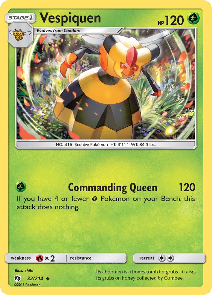 Vespiquen 032/236 — Lost Thunder (English Pokémon TCG card)