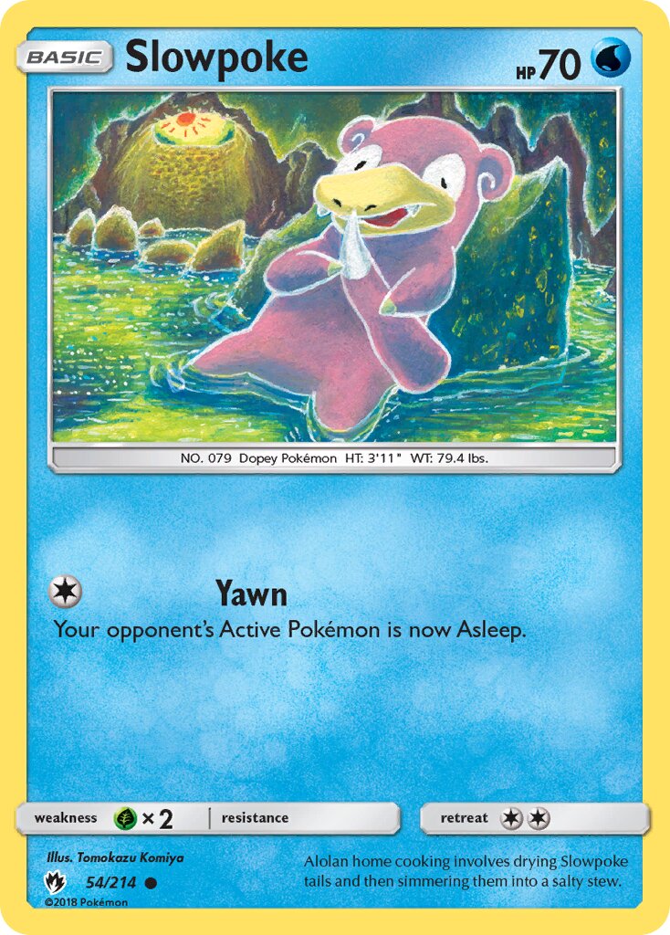 Slowpoke 054/236 — Lost Thunder (English Pokémon TCG card)