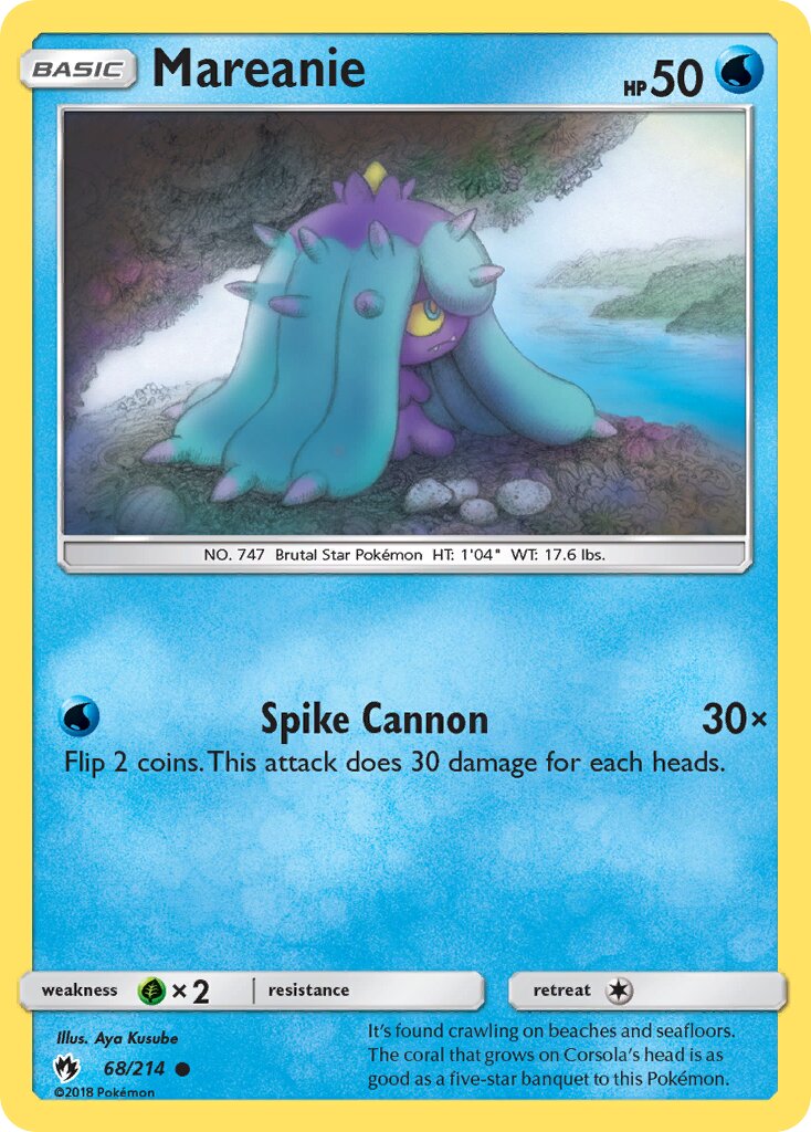 Mareanie 068/236 — Lost Thunder (English Pokémon TCG card)