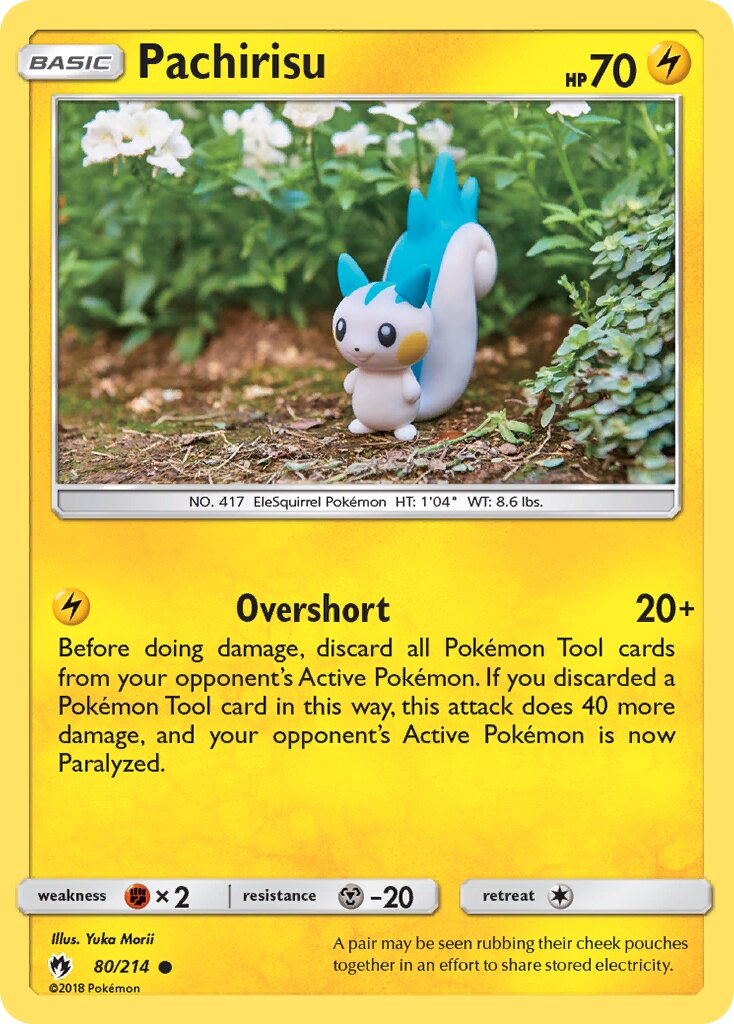 Pachirisu 080/236 — Lost Thunder (English Pokémon TCG card)