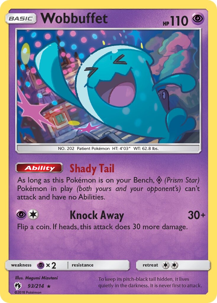 Wobbuffet 093/236 — Lost Thunder (English Pokémon TCG card)
