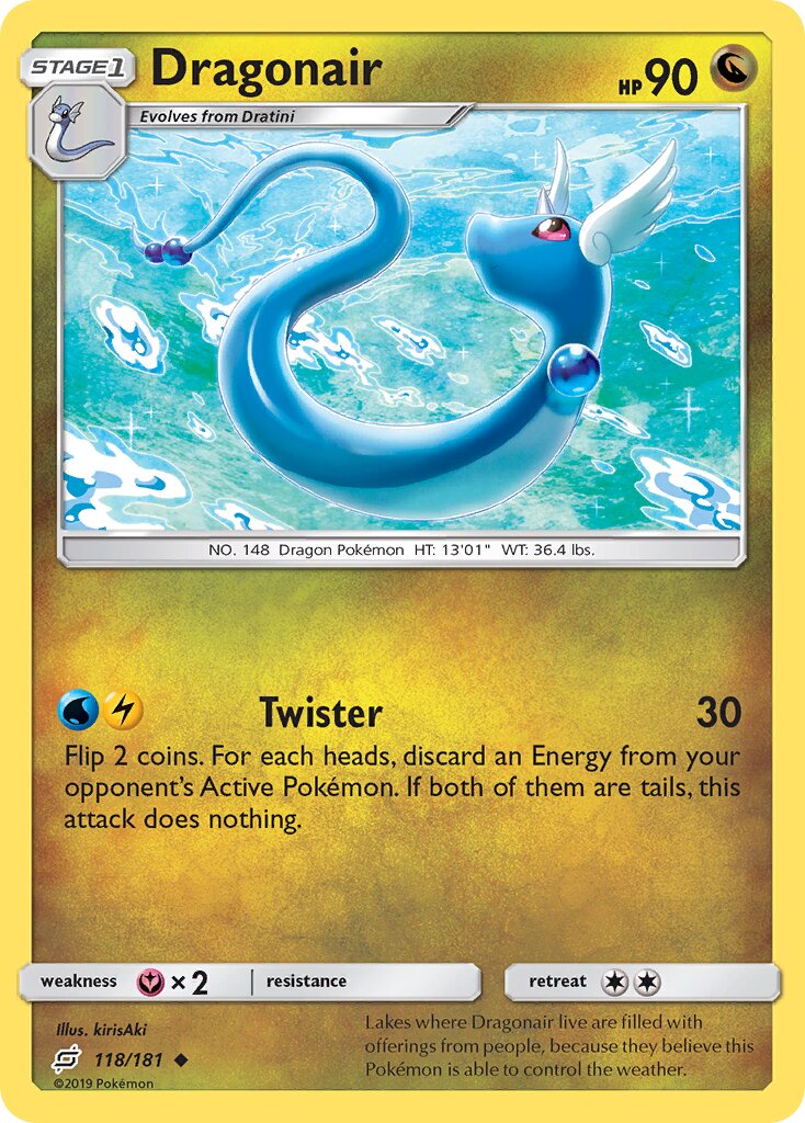 Dragonair 118/196 — Team Up (English Pokémon TCG card)