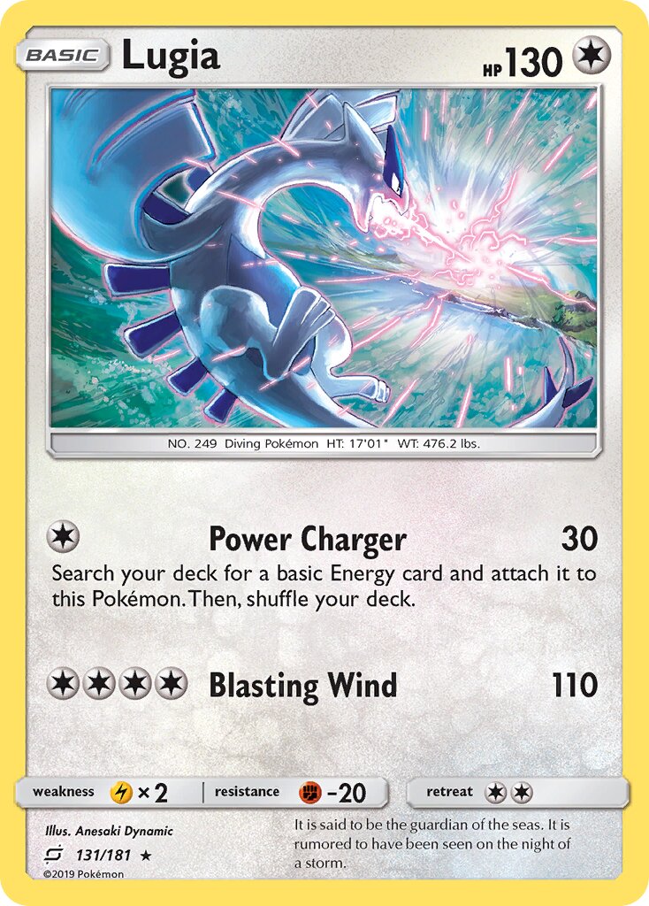Lugia 131/196 — Team Up (English Pokémon TCG card)
