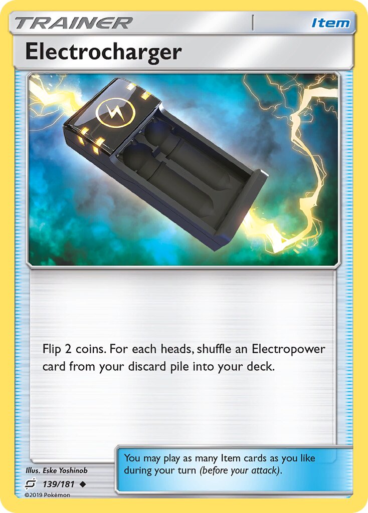 Electrocharger 139/196 — Team Up (English Pokémon TCG card)