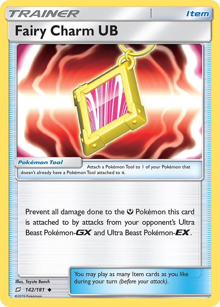Fairy Charm UB 142/196 — Team Up (English Pokémon TCG card)