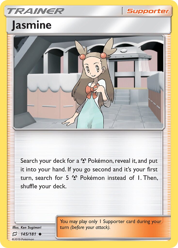 Jasmine 145/196 — Team Up (English Pokémon TCG card)