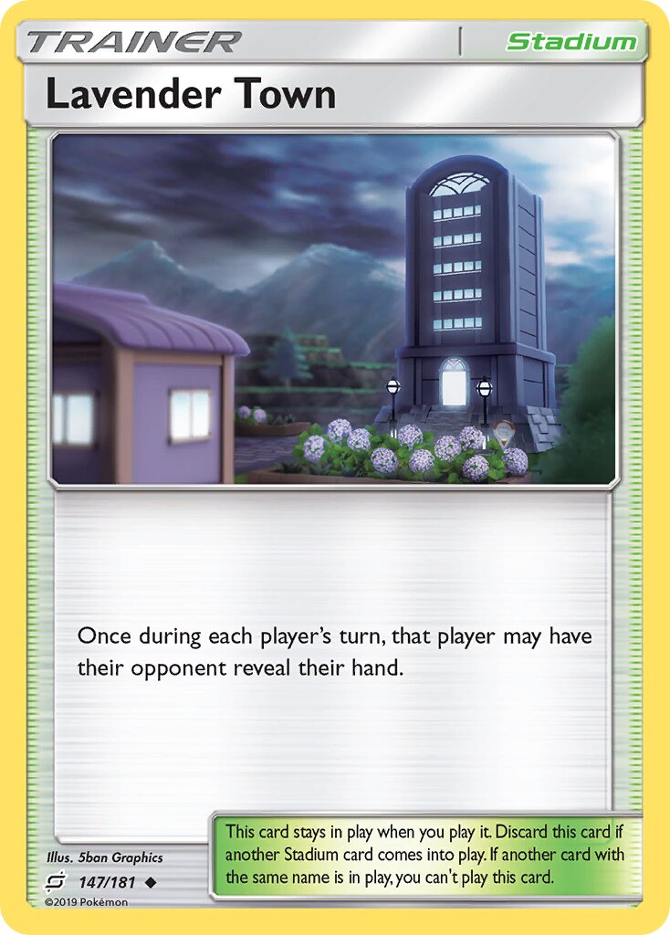 Lavender Town 147/196 — Team Up (English Pokémon TCG card)