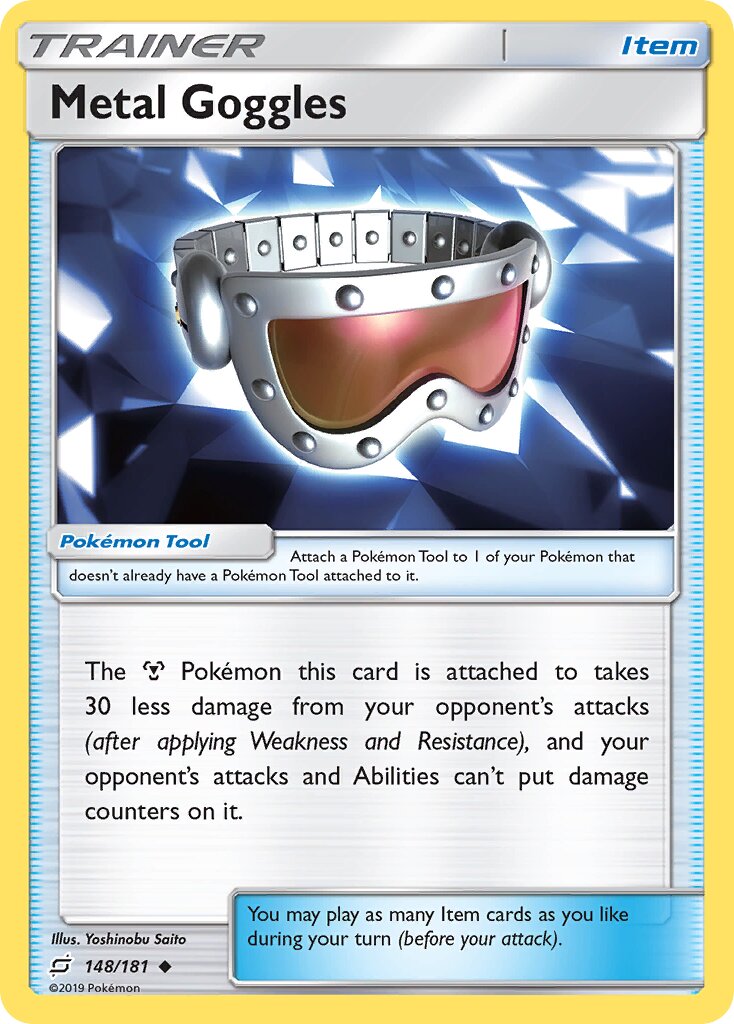 Metal Goggles 148/196 — Team Up (English Pokémon TCG card)