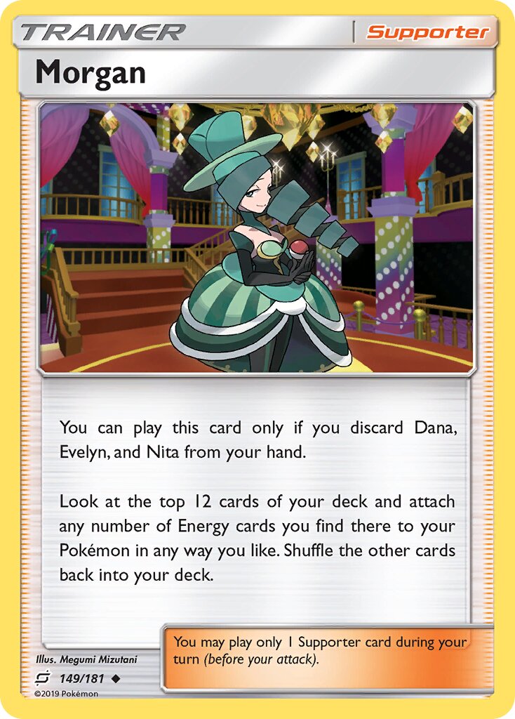 Morgan 149/196 — Team Up (English Pokémon TCG card)