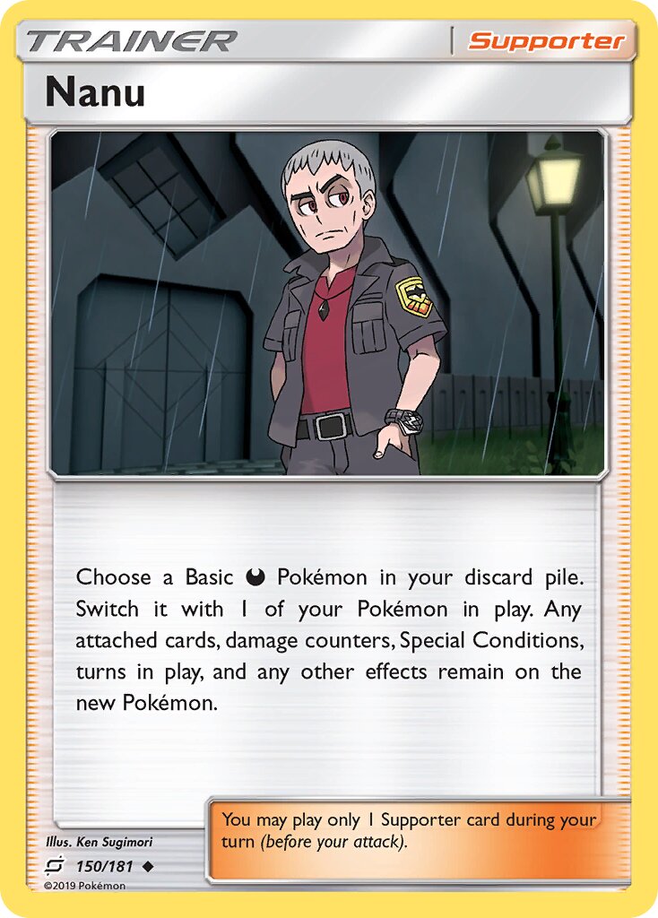 Nanu 150/196 — Team Up (English Pokémon TCG card)