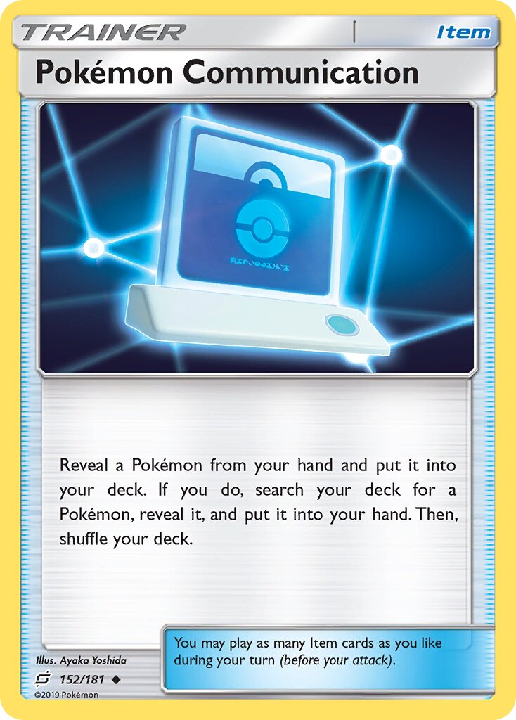 Pokémon Communication 152/196 — Team Up (English Pokémon TCG card)