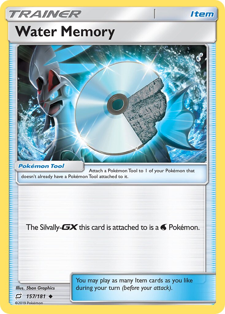 Water Memory 157/196 — Team Up (English Pokémon TCG card)