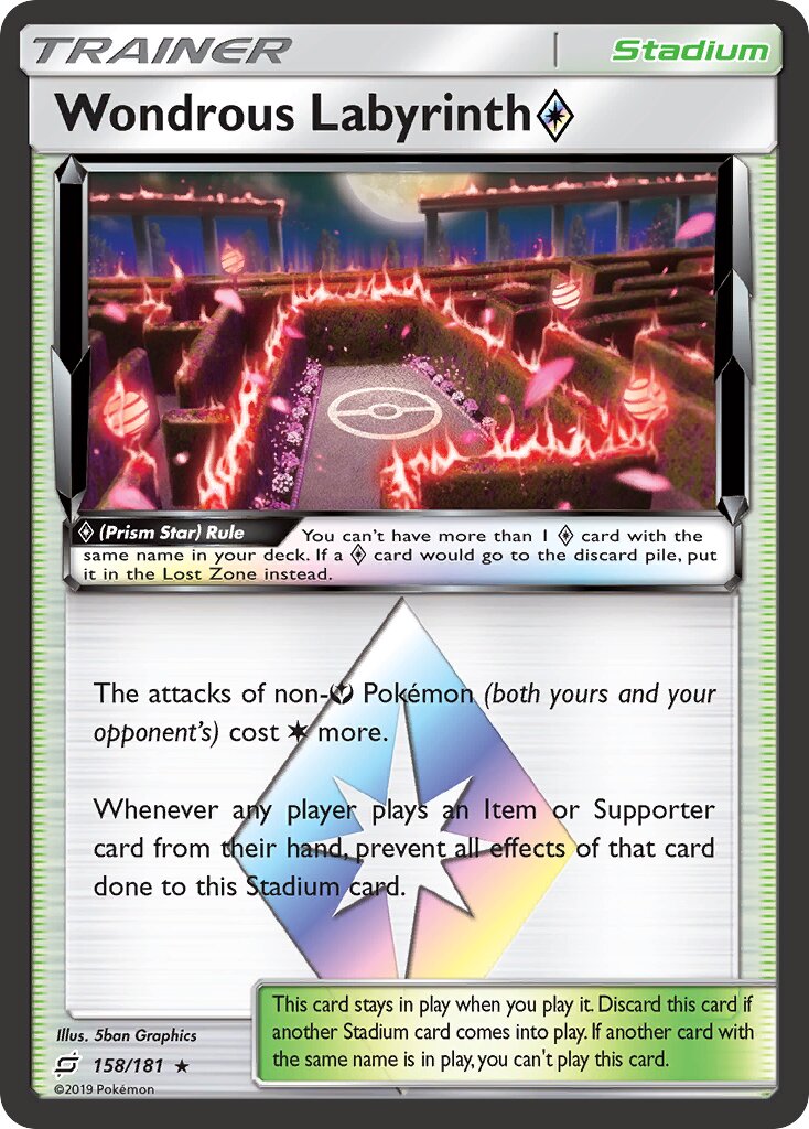 Wondrous Labyrinth ◇ 158/196 — Team Up (English Pokémon TCG card)