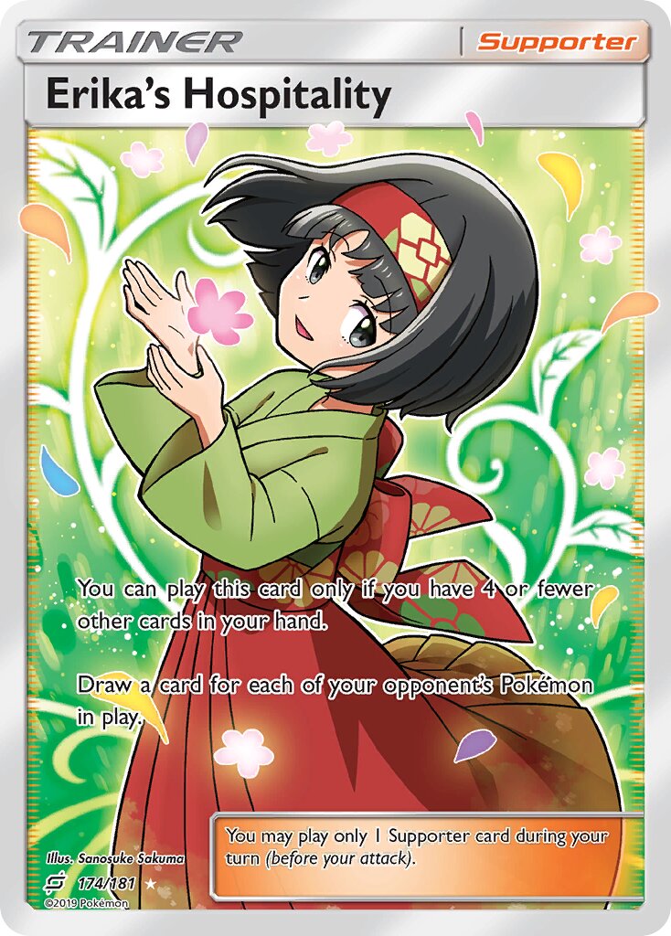Erika's Hospitality 174/196 — Team Up (English Pokémon TCG card)