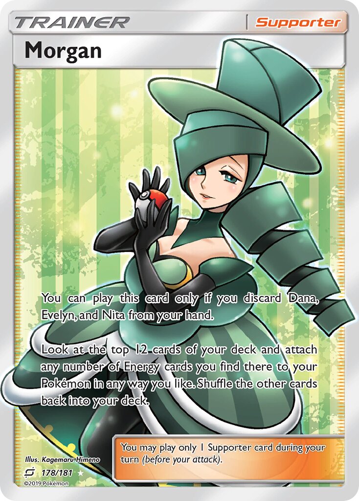 Morgan 178/196 — Team Up (English Pokémon TCG card)
