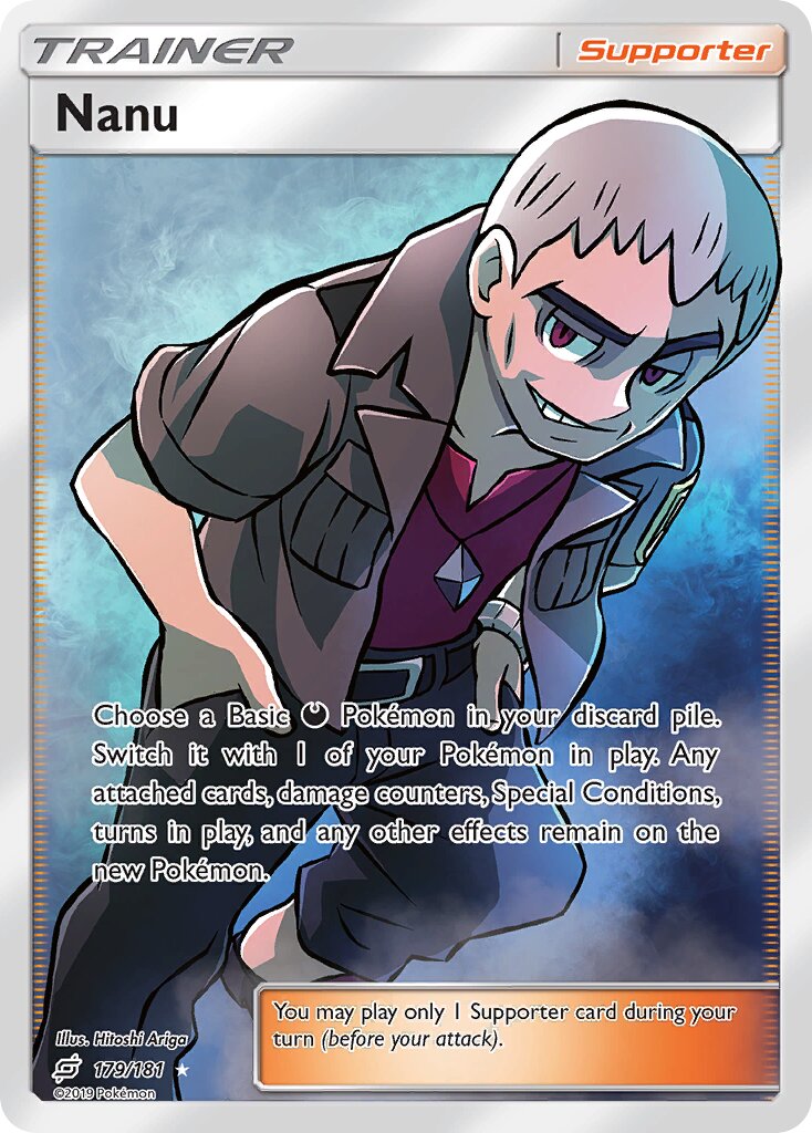 Nanu 179/196 — Team Up (English Pokémon TCG card)