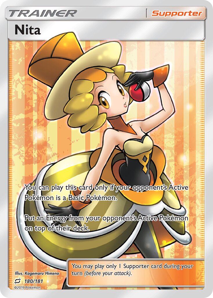 Nita 180/196 — Team Up (English Pokémon TCG card)