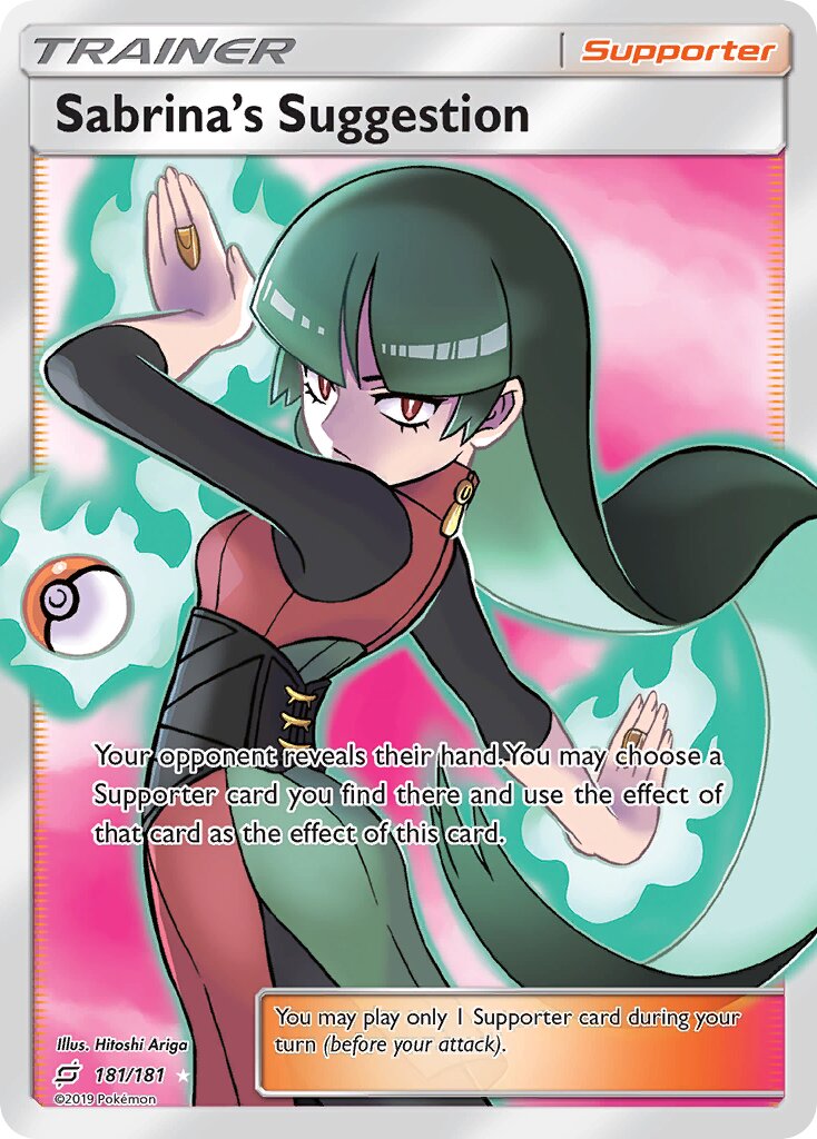 Sabrina's Suggestion 181/196 — Team Up (English Pokémon TCG card)