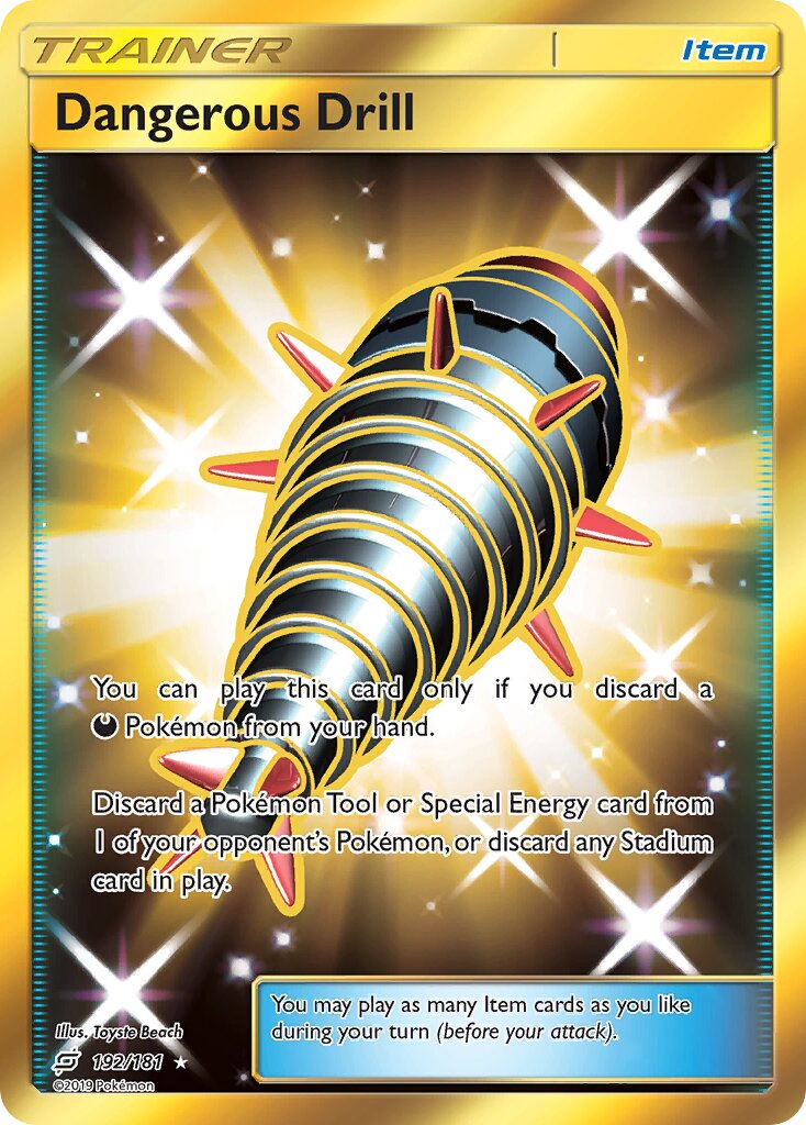 Dangerous Drill 192/196 — Team Up (English Pokémon TCG card)