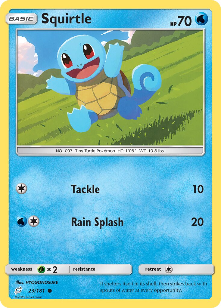 Squirtle 023/196 — Team Up (English Pokémon TCG card)