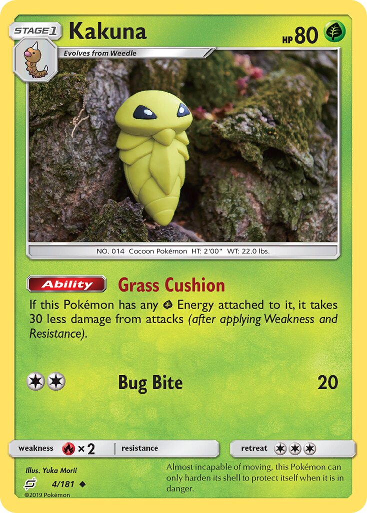 Kakuna 004/196 — Team Up (English Pokémon TCG card)