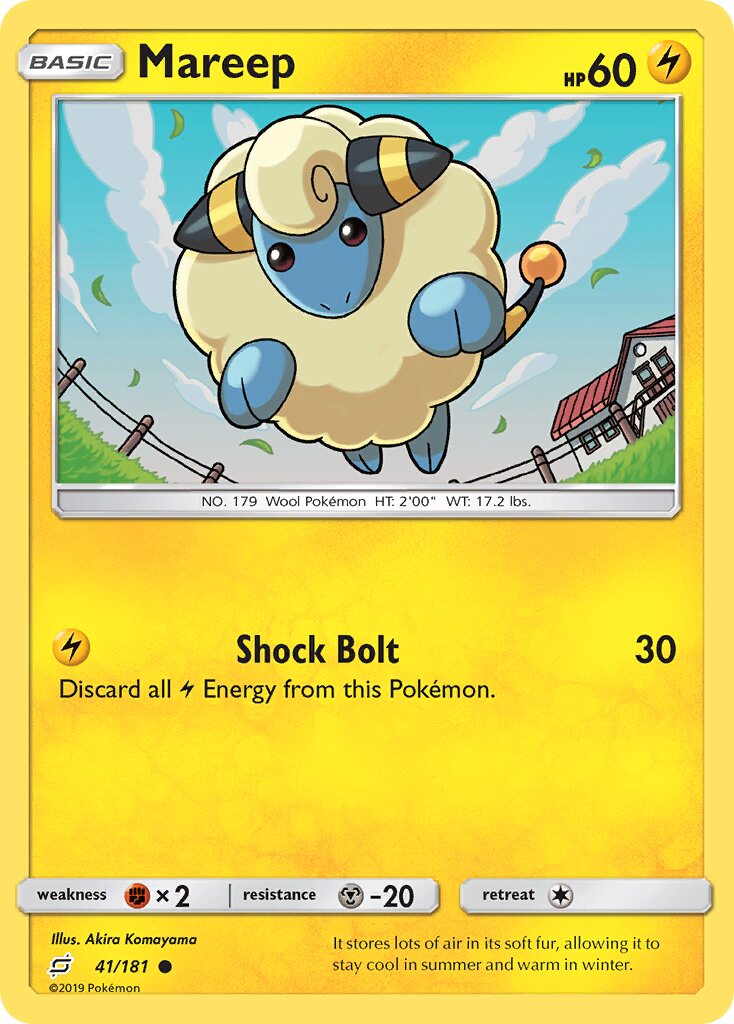 Mareep 041/196 — Team Up (English Pokémon TCG card)