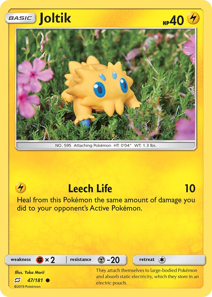 Joltik 047/196 — Team Up (English Pokémon TCG card)