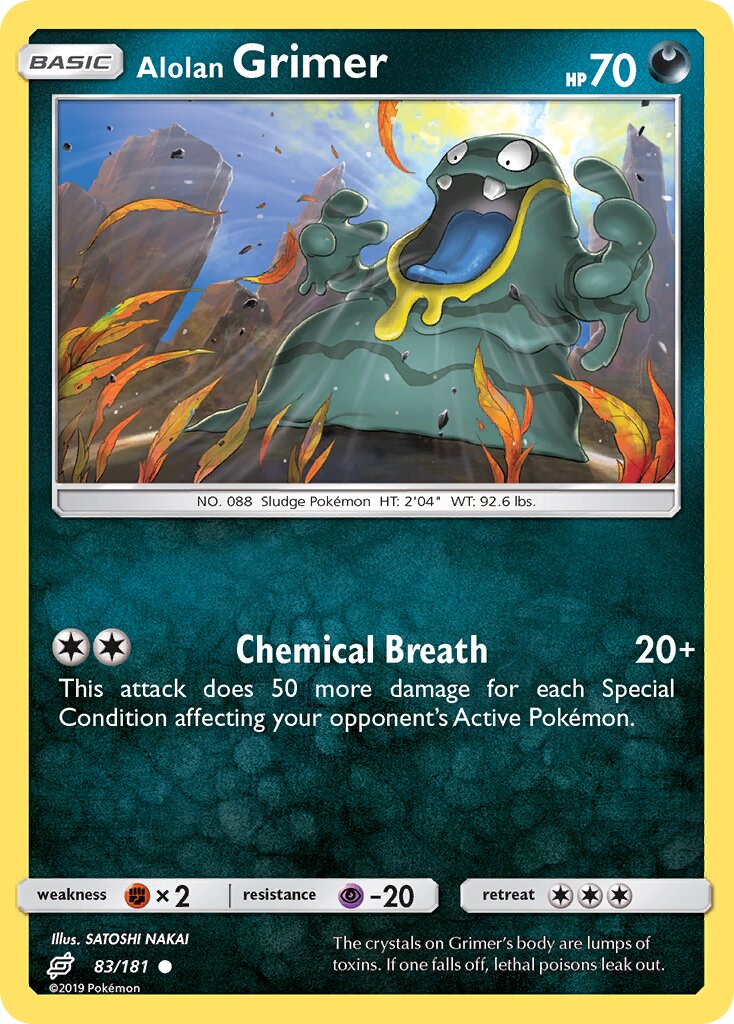 Alolan Grimer 083/196 — Team Up (English Pokémon TCG card)