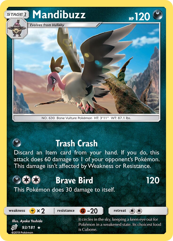 Mandibuzz 093/196 — Team Up (English Pokémon TCG card)