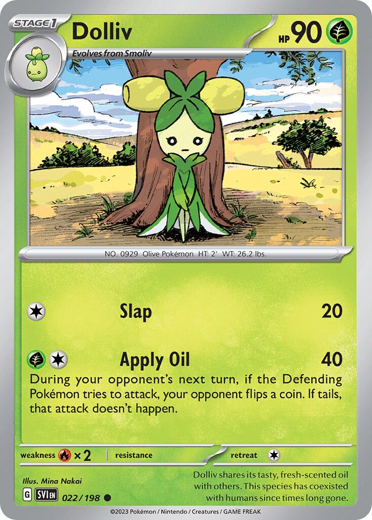 Dolliv 022/258 — Scarlet & Violet (English Pokémon TCG card)