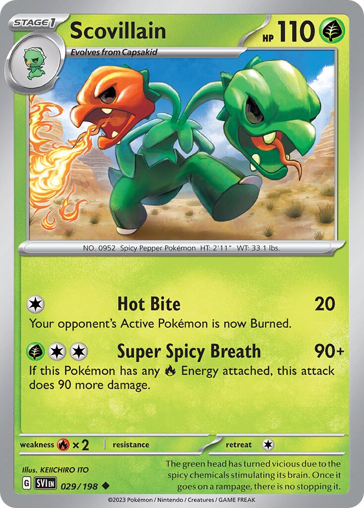 Scovillain 029/258 — Scarlet & Violet (English Pokémon TCG card)