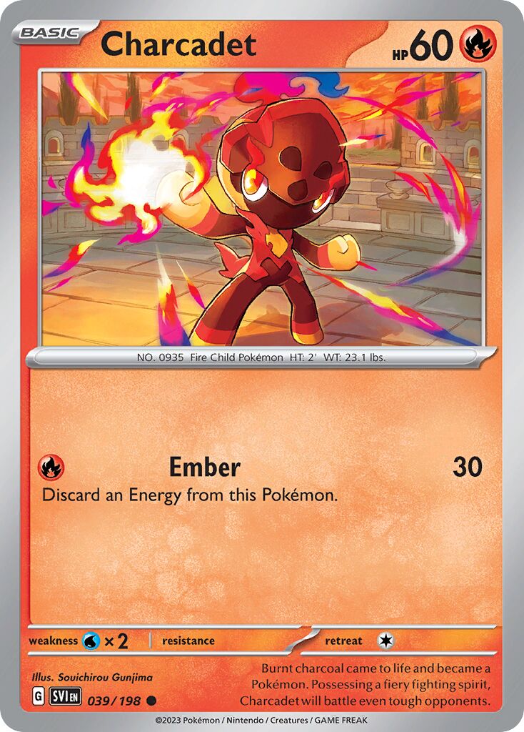 Charcadet 039/258 — Scarlet & Violet (English Pokémon TCG card)