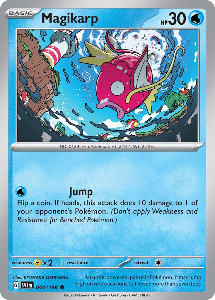 Magikarp 044/258 — Scarlet & Violet (English Pokémon TCG card)