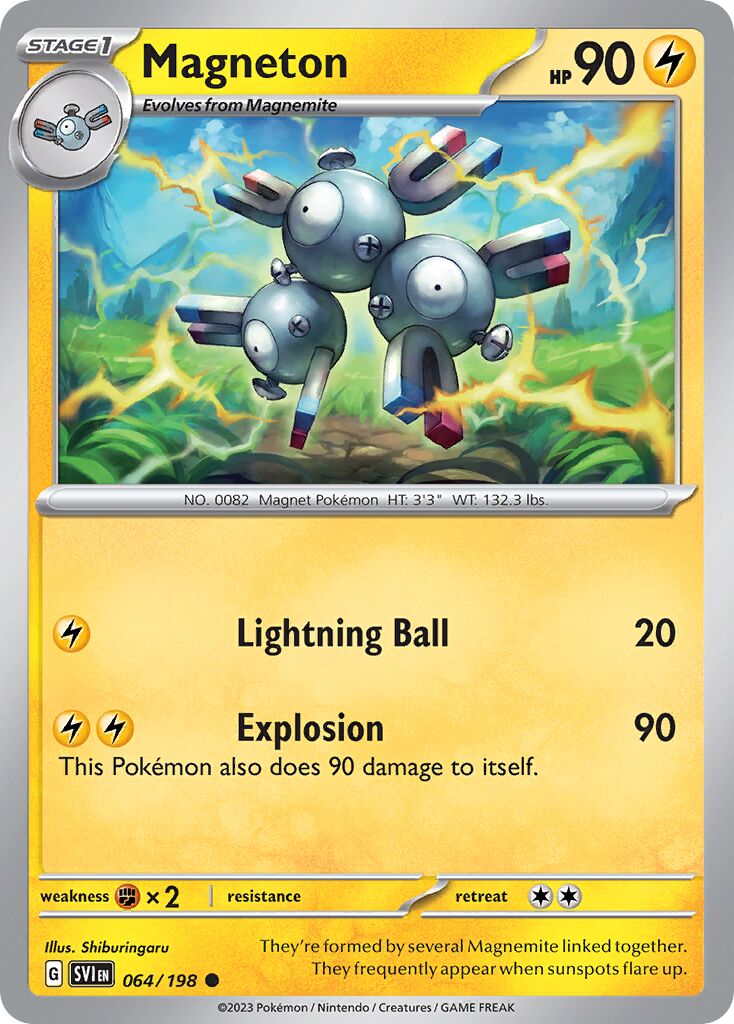 Magneton 064/258 — Scarlet & Violet (English Pokémon TCG card)