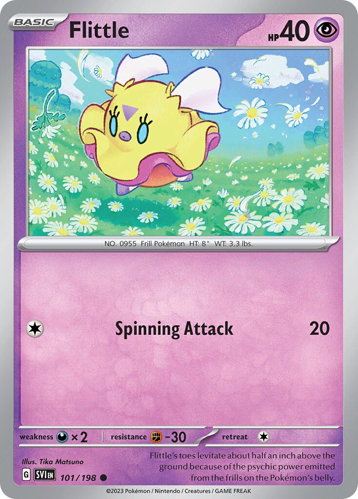 Flittle 101/258 — Scarlet & Violet (English Pokémon TCG card)