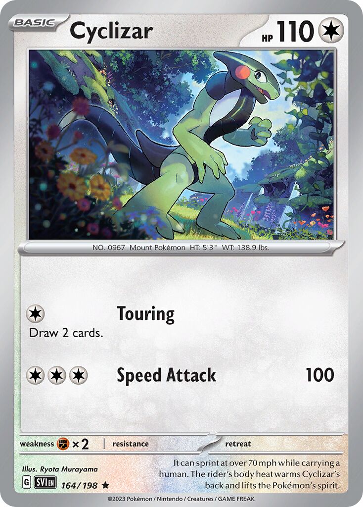 Cyclizar 164/258 — Scarlet & Violet (English Pokémon TCG card)