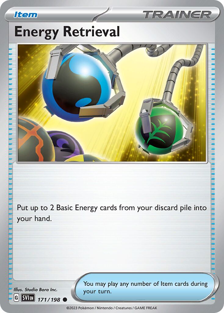 Energy Retrieval 171/258 — Scarlet & Violet (English Pokémon TCG card)
