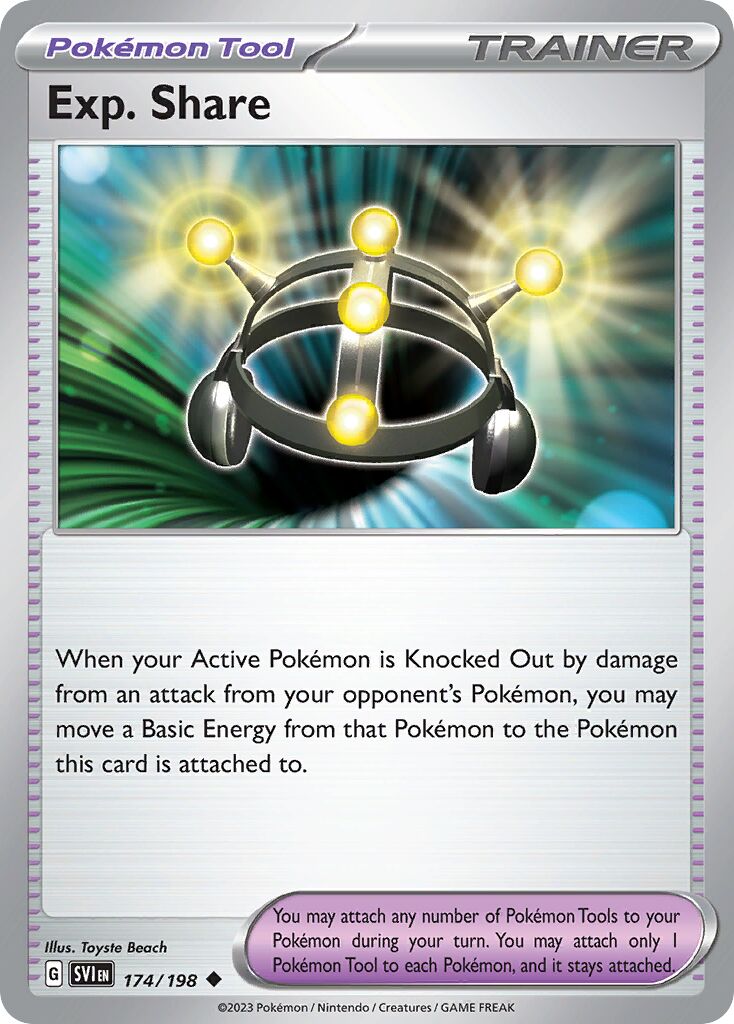 Exp. Share 174/258 — Scarlet & Violet (English Pokémon TCG card)