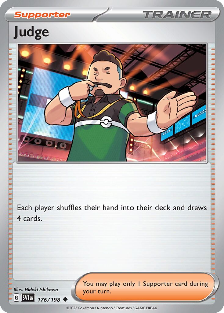 Judge 176/258 — Scarlet & Violet (English Pokémon TCG card)
