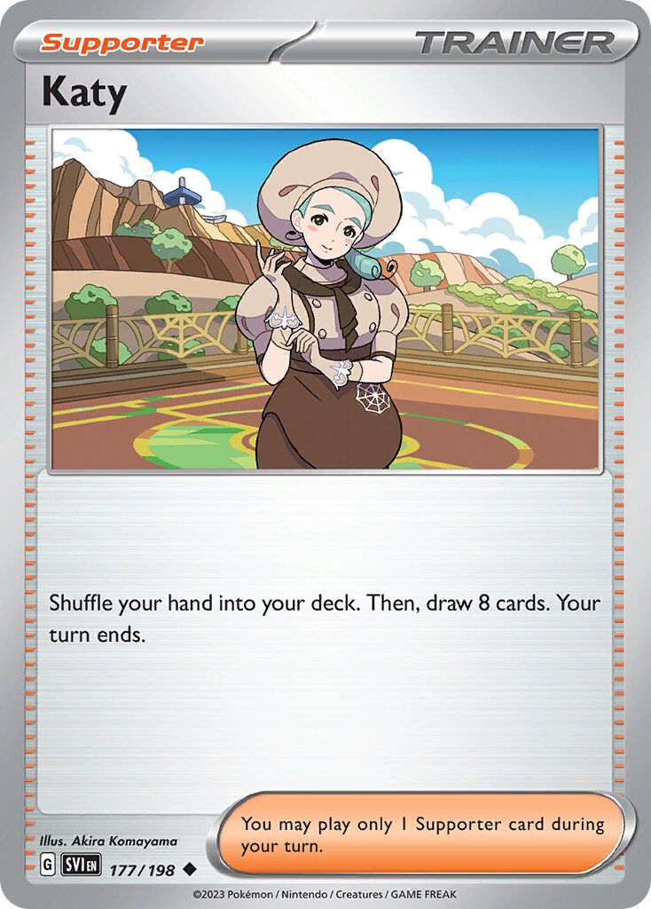 Katy 177/258 — Scarlet & Violet (English Pokémon TCG card)